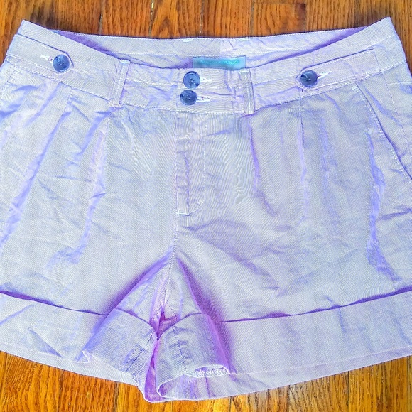 Red Striped Shorts - Picture 1 of 7